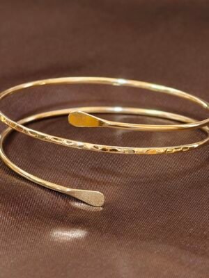 spiral arm cuff bracelet