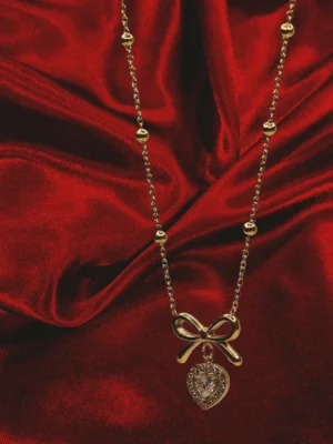 Bow Pendant Necklace