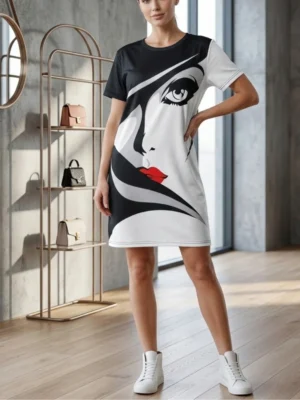 Vivid Portrait T-shirt