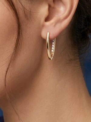 Studded Hoop Earrings