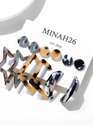 Trendy Silver Plated Multi-colour Earrings For Women