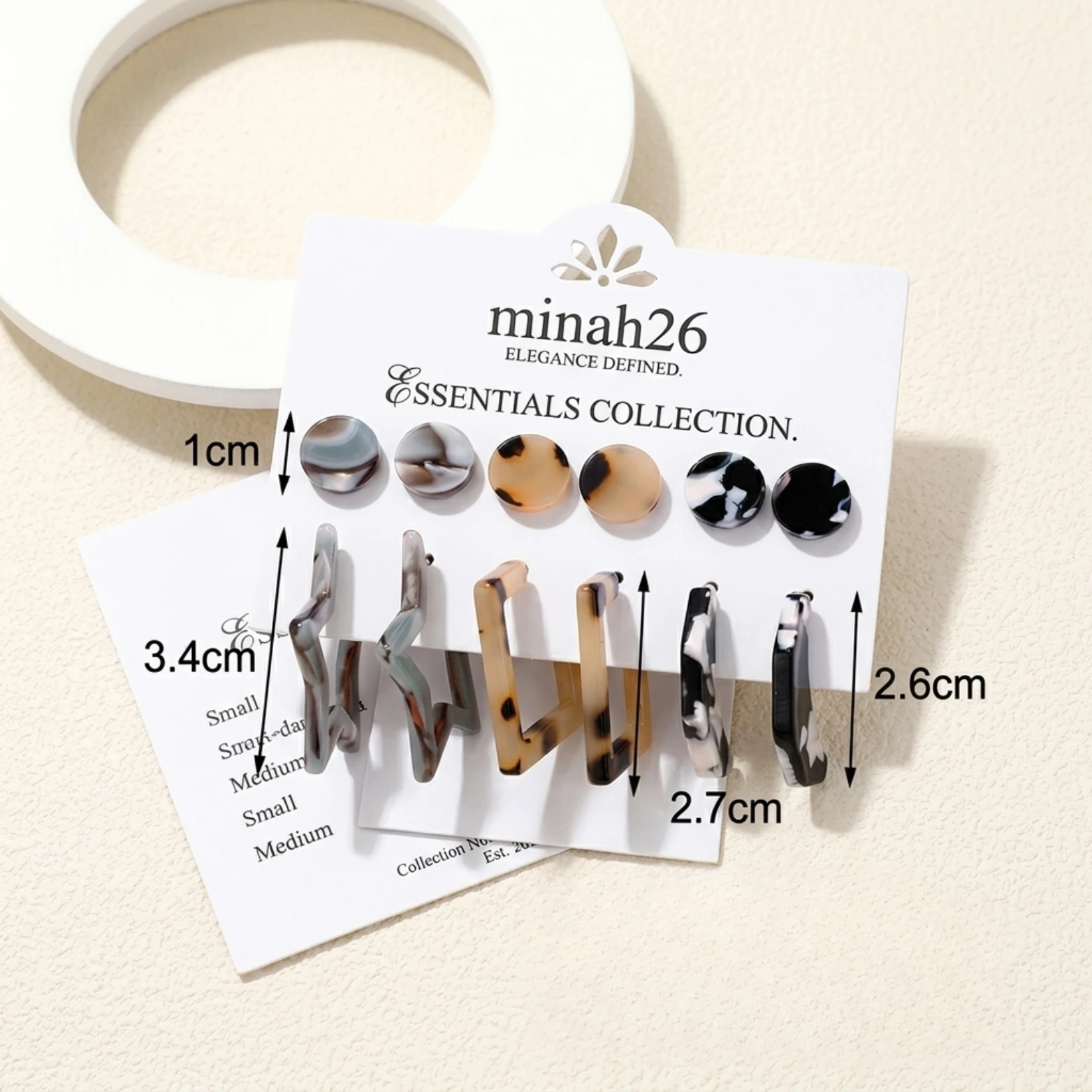 Trendy Silver Plated Multi-colour Earrings For Women - Image 2