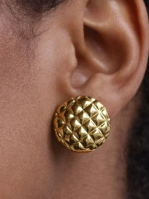 Glow Statement stud: Anti-tarnish