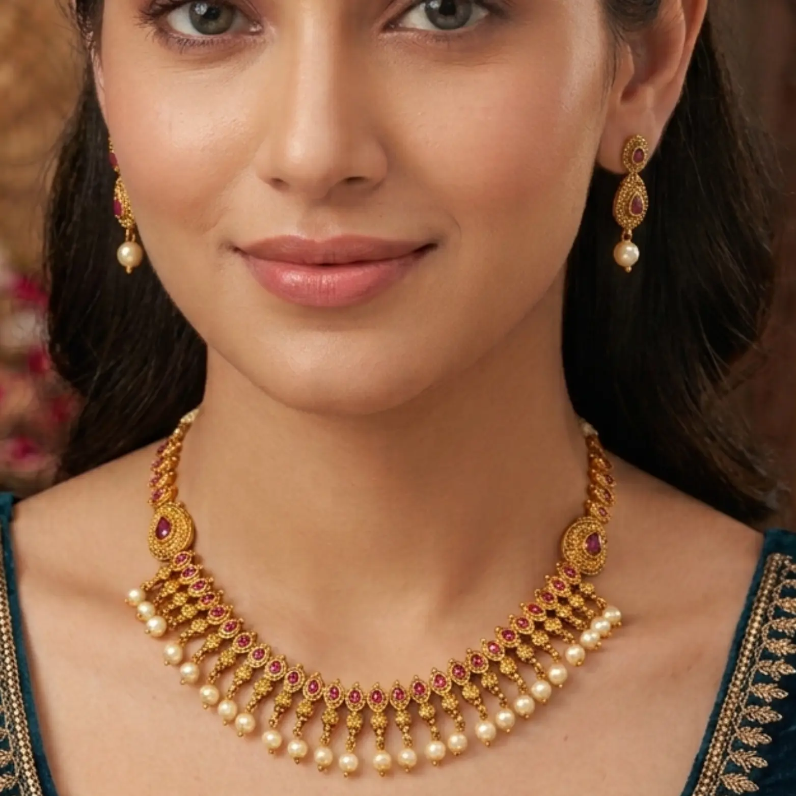 Mulla Mottu Necklace Set