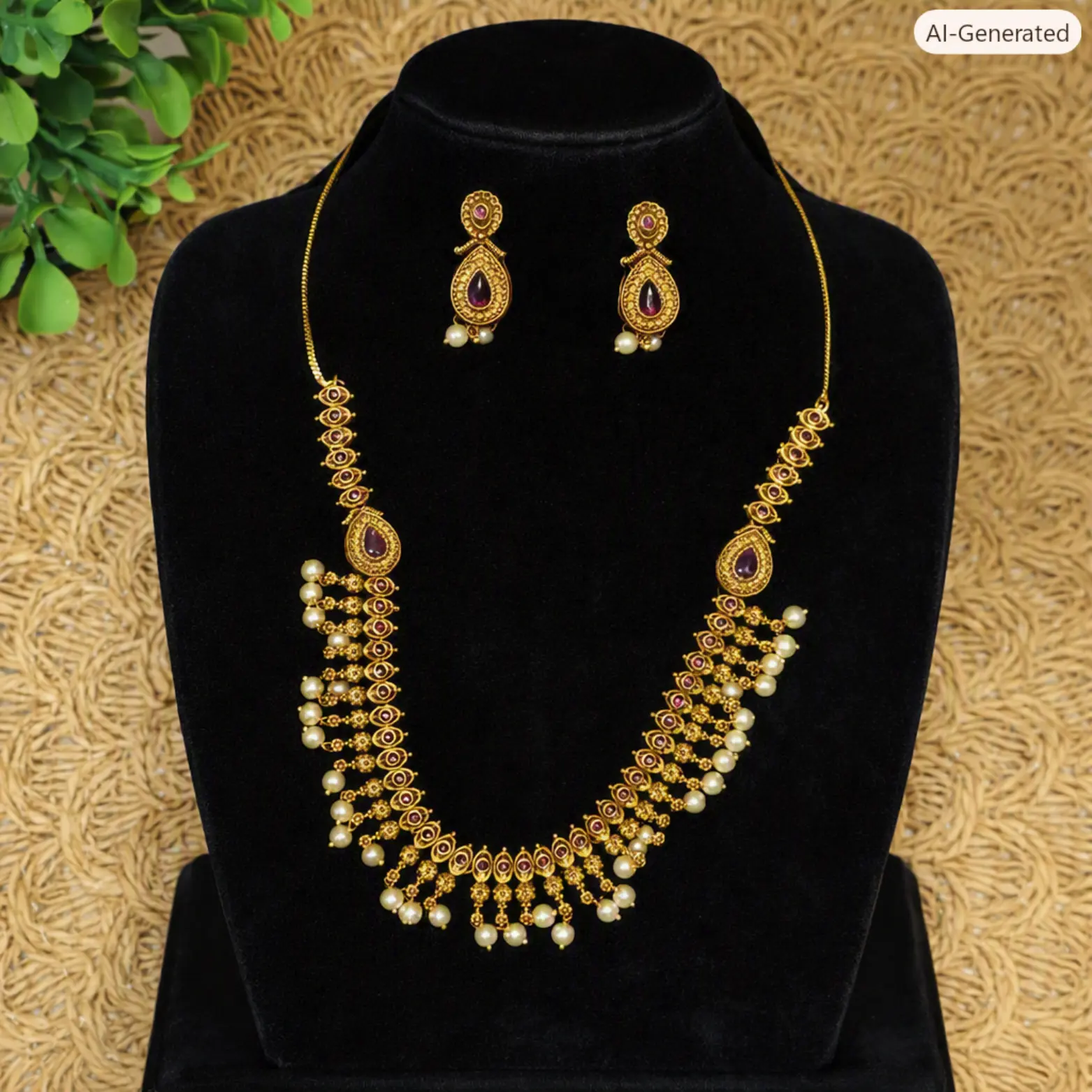 Mulla Mottu Necklace Set - Image 2