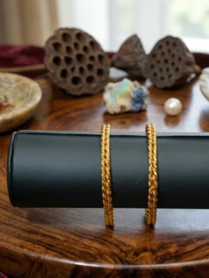 Double-Layer Twisted Bangles.