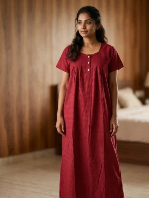 Red Classic Comfort Nighty