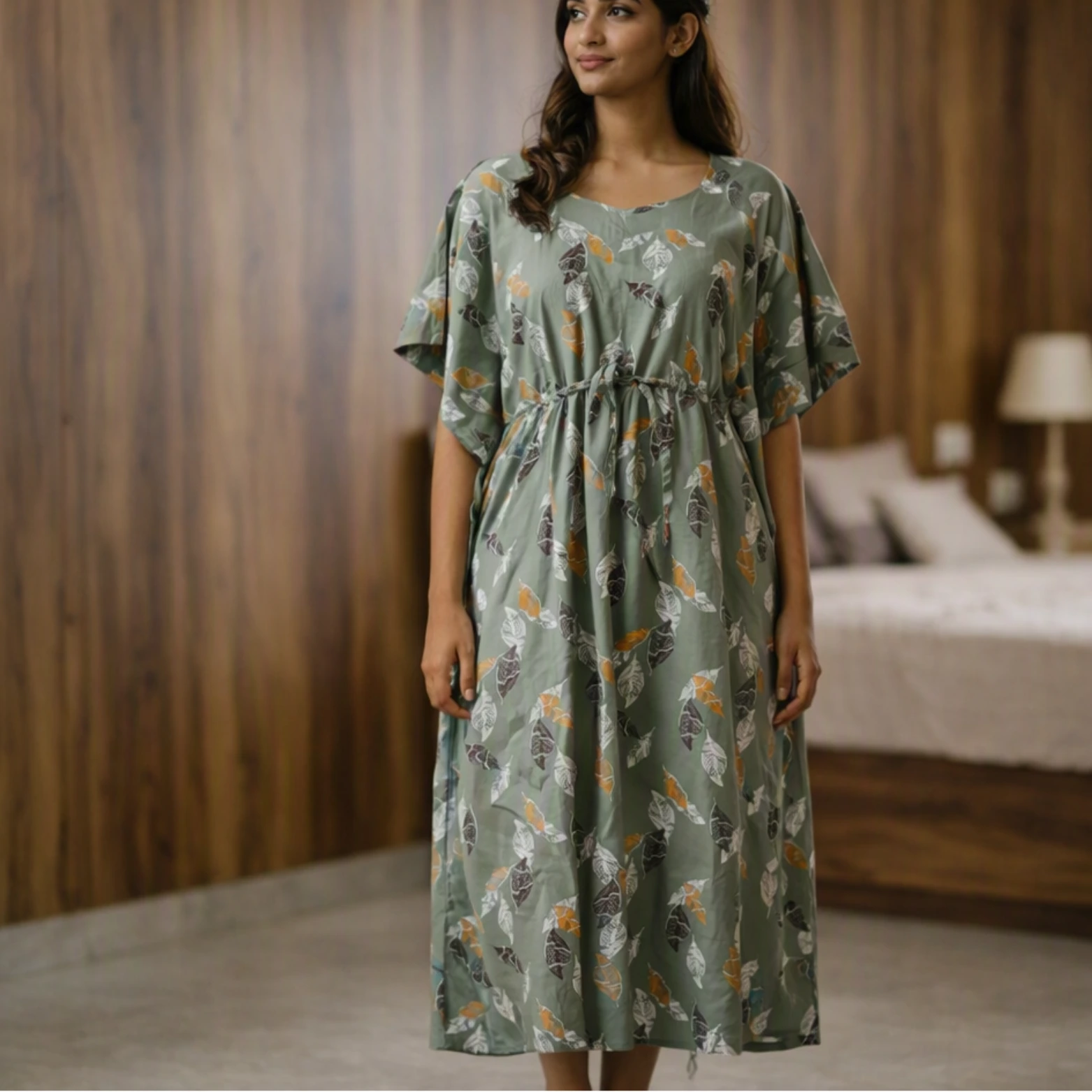 Leaf Elegance Kaftan Collection - Image 4