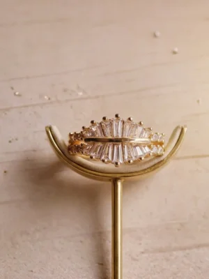 Fan‑style imitation ring (free size)