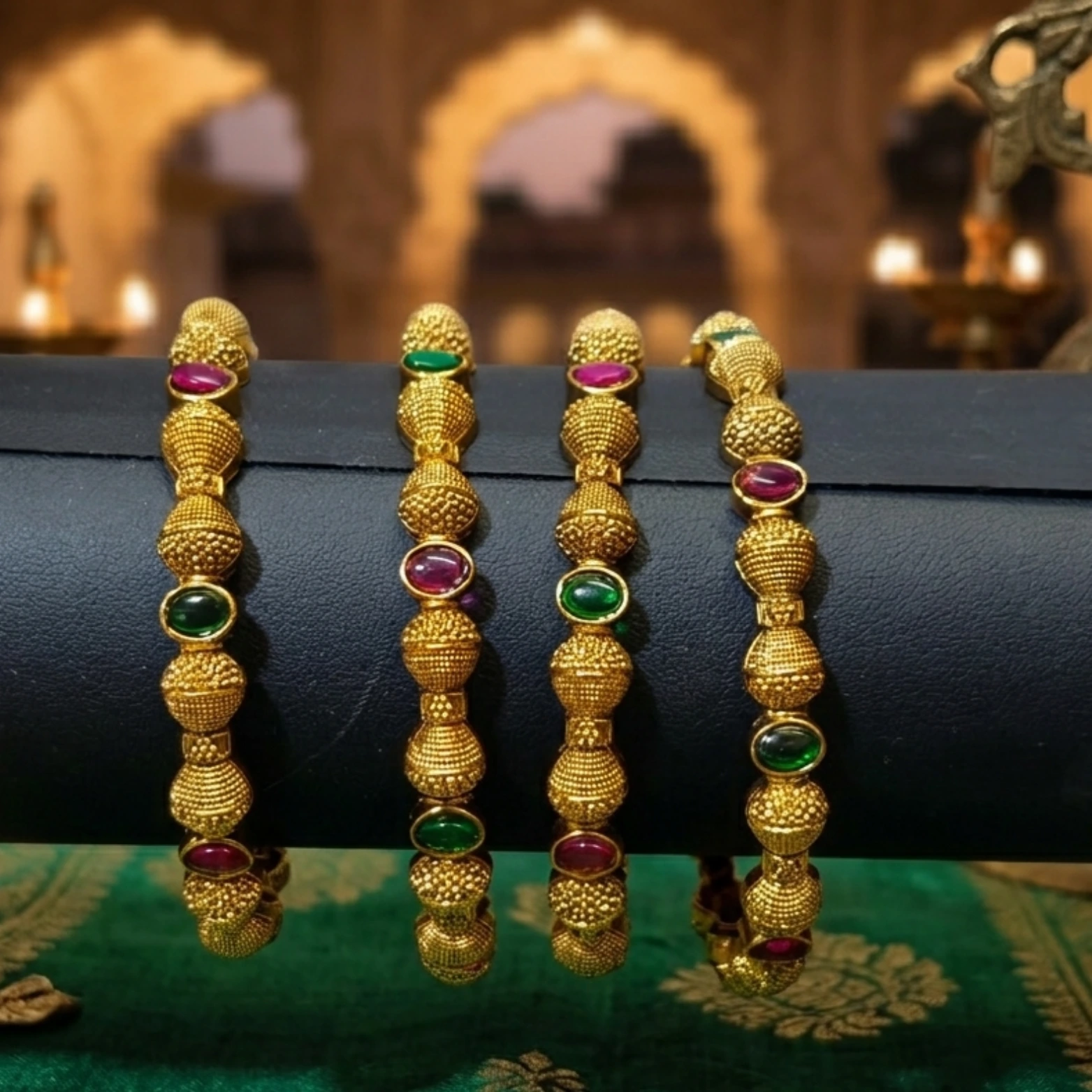 Traditional charm with modern shine — Minah26 gold bangles. - Image 3