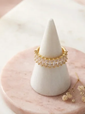 eternity AD stones Sparkling ring