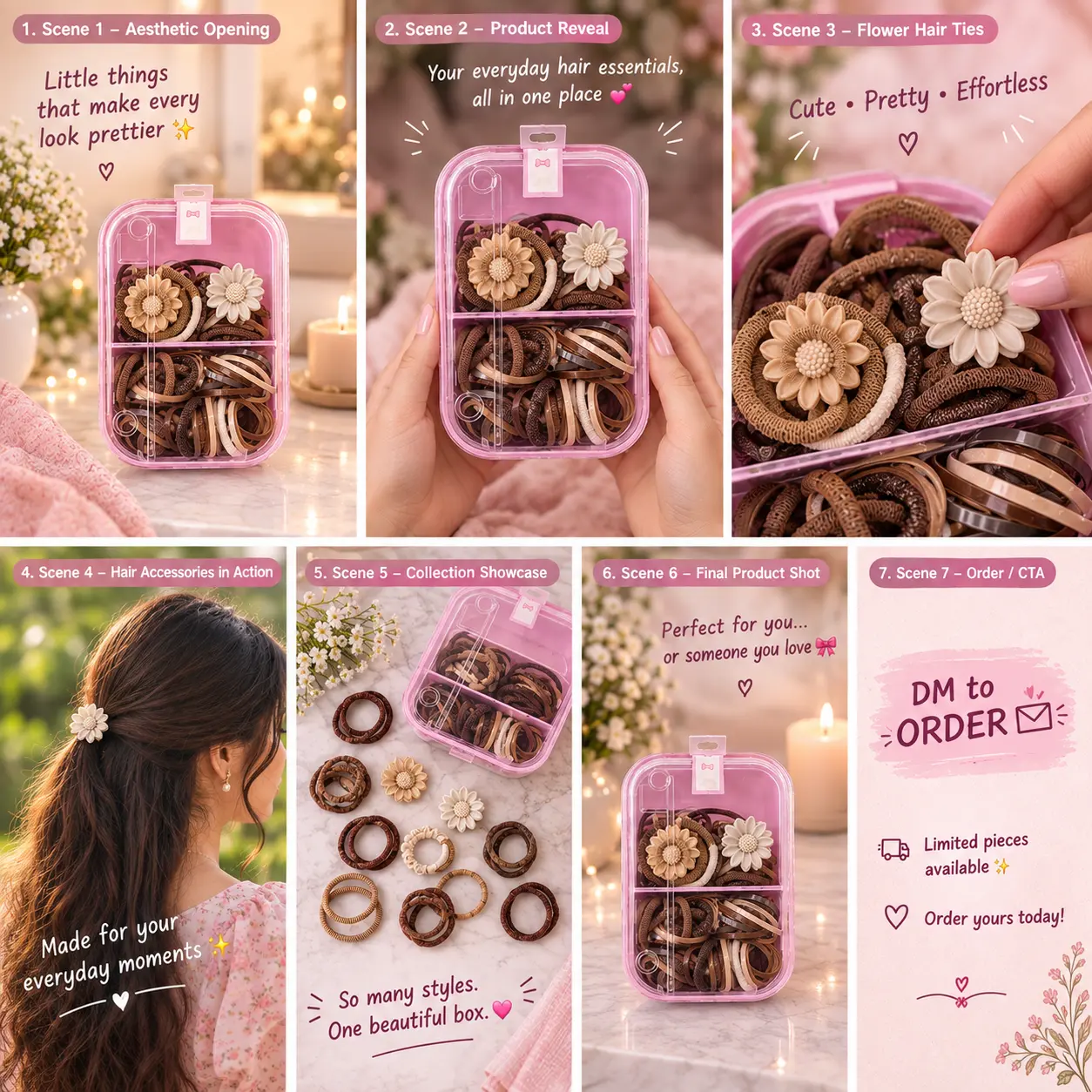 Everyday Flower quality hair ties essentials - Image 2